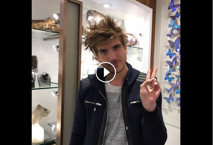 Joey Graceffa and Rolling Stone visit with us at Astro Gallery of Gems.