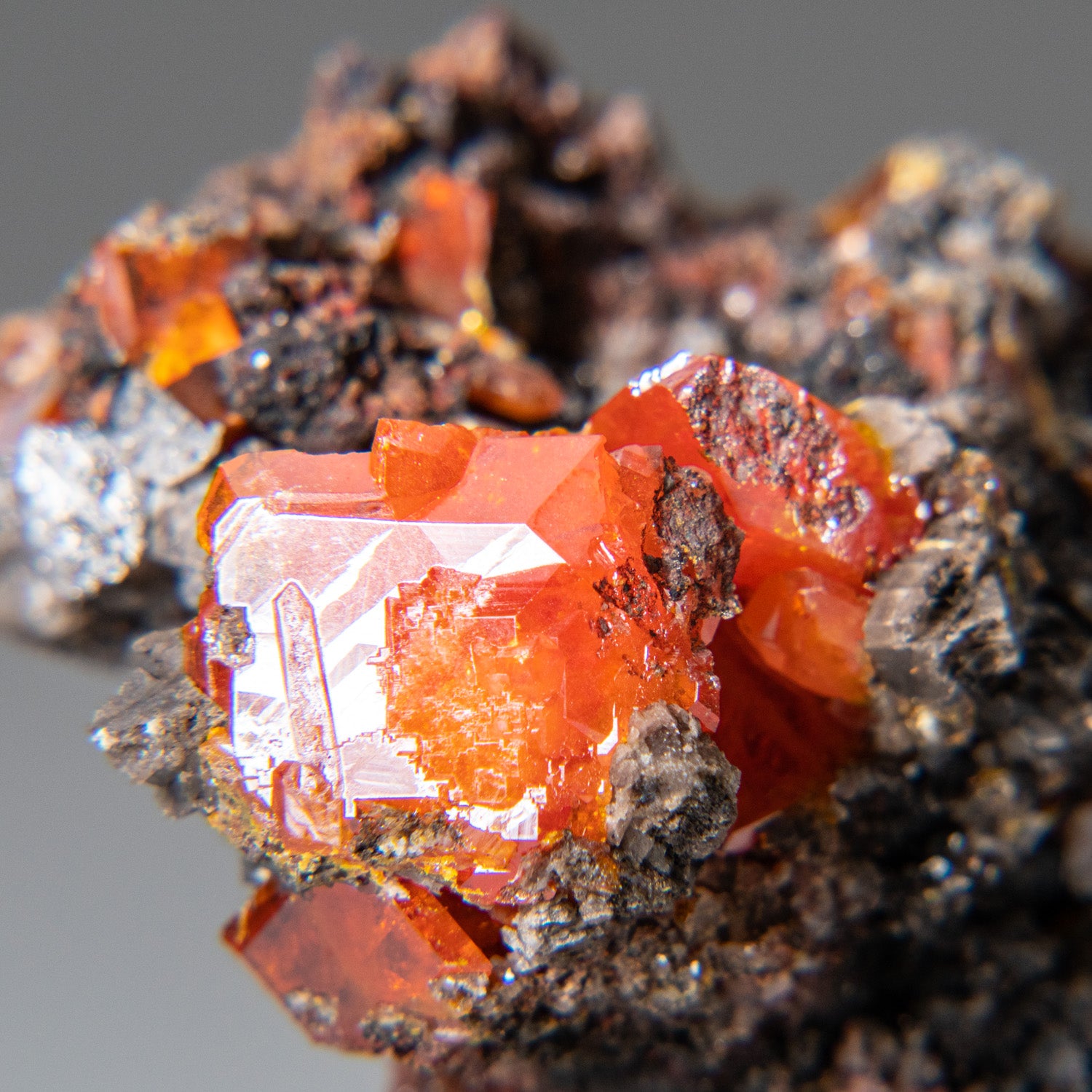 Wulfenite from Maoniuping Mine, Liangshan Autonomous Prefecture, Sichuan Province, China