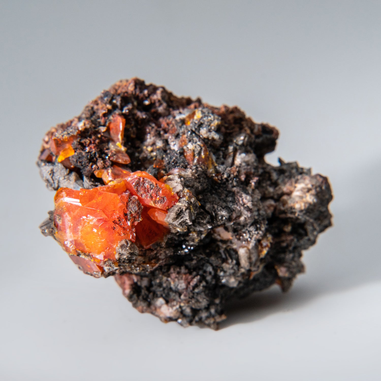 Wulfenite from Maoniuping Mine, Liangshan Autonomous Prefecture, Sichuan Province, China