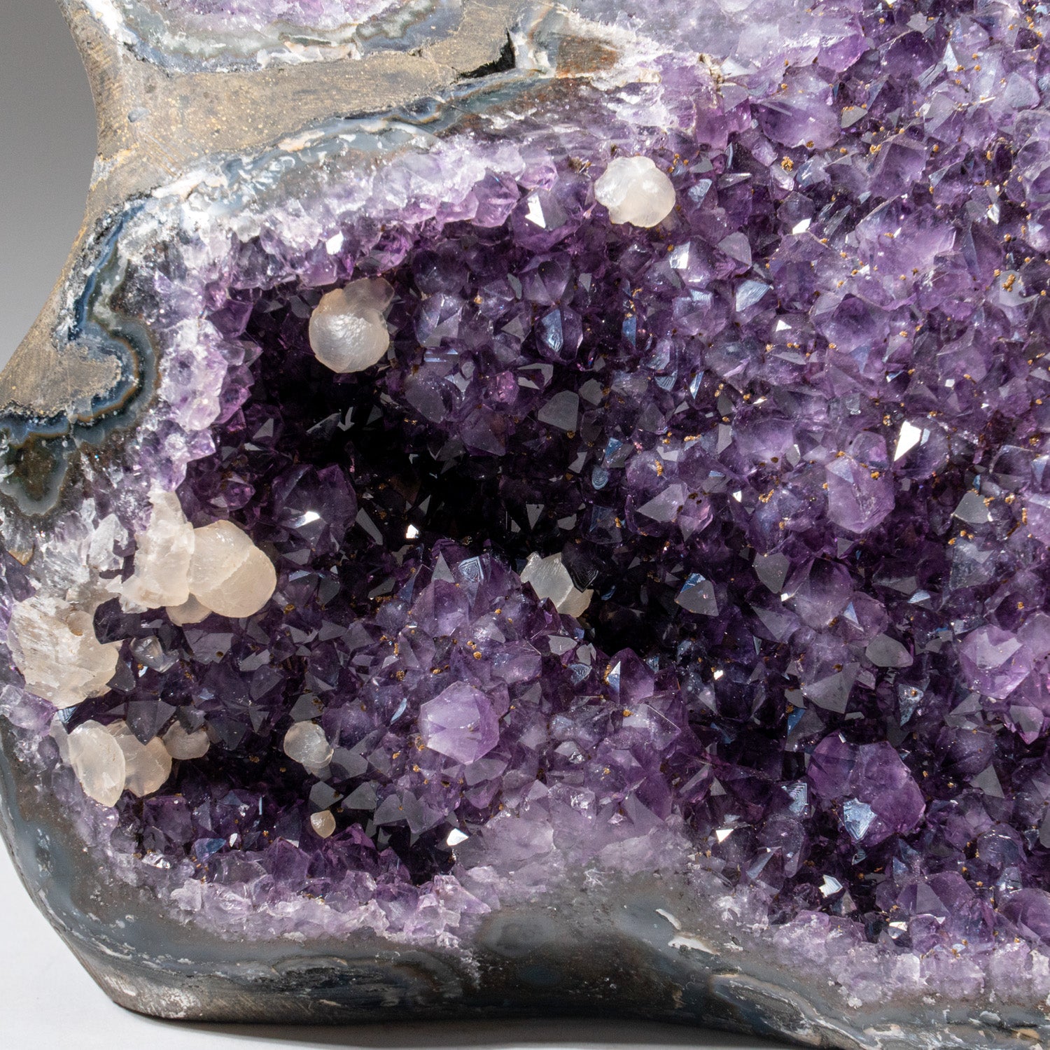 Genuine Amethyst Cluster Geode from Uruguay (20.5 lbs)