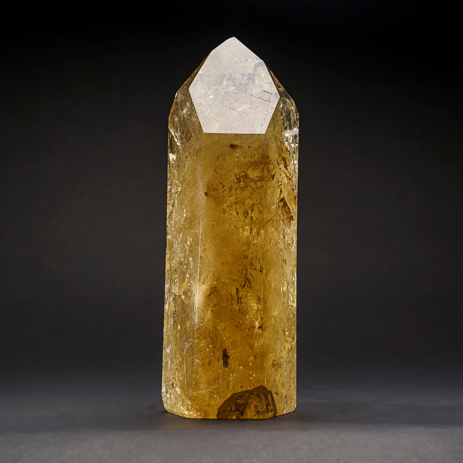 Genuine Museum Quality Citrine Crystal Point from Brazil (10 lbs)