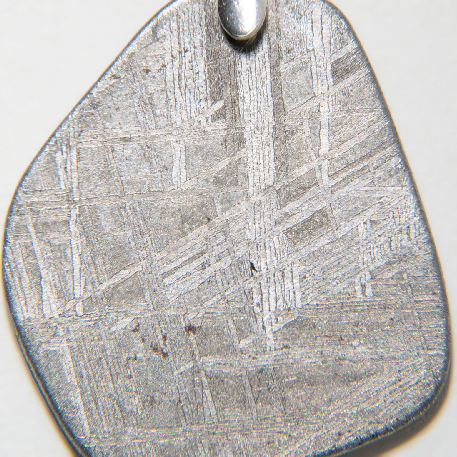 Genuine Muonionalusta Meteorite Pendant (10.6 grams) with 18" Sterling Silver Chain