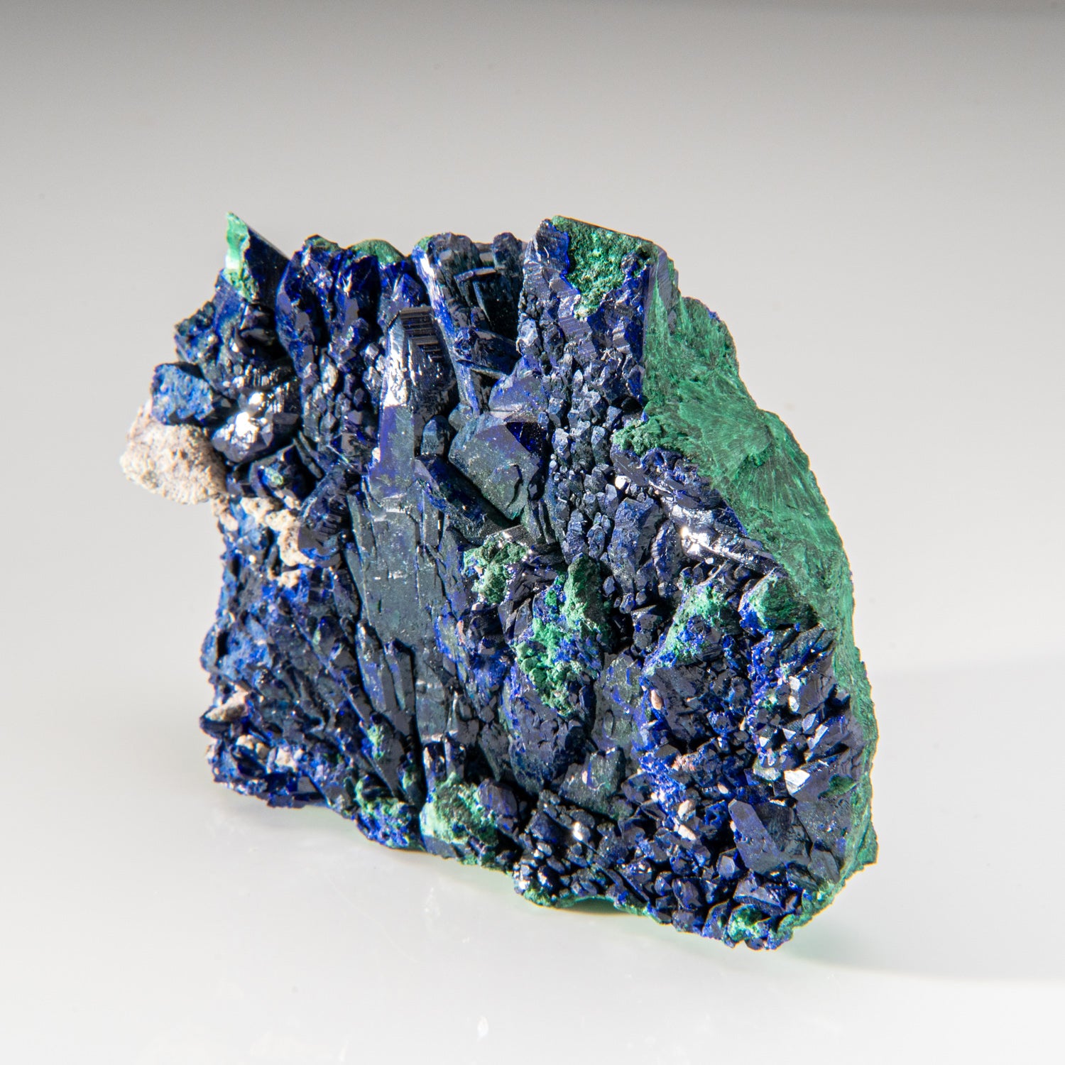 Azurite and Malachite from Liufengshan Mine, Guichi, Anhui Province, China