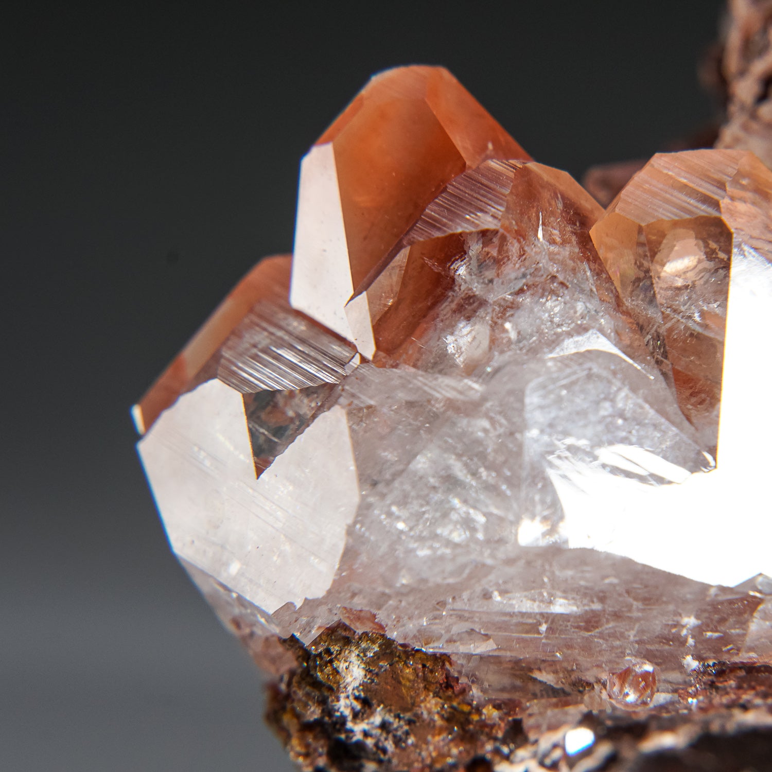 Calcite with Hematite inclusions from Daye, Huangshi, Hubei, China