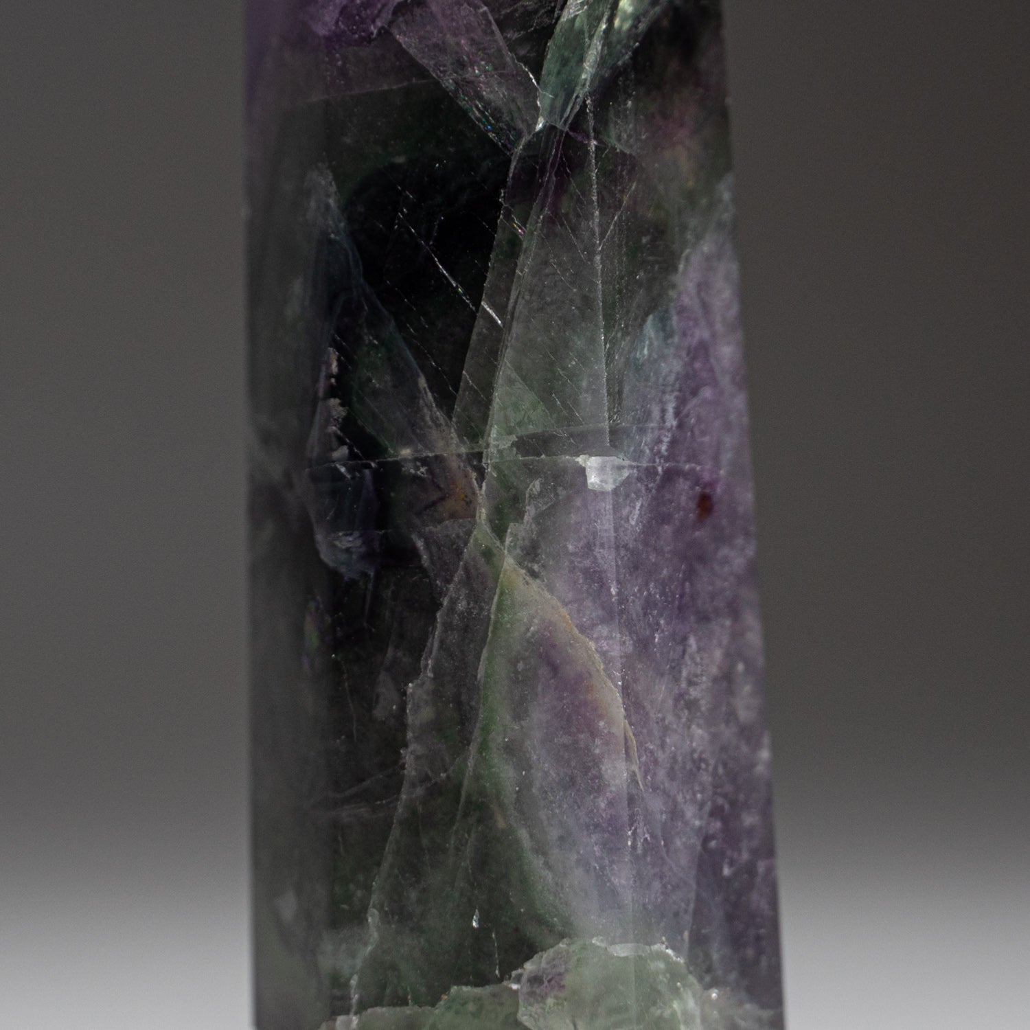 Rainbow Fluorite Point From Mexico (89.9 grams)