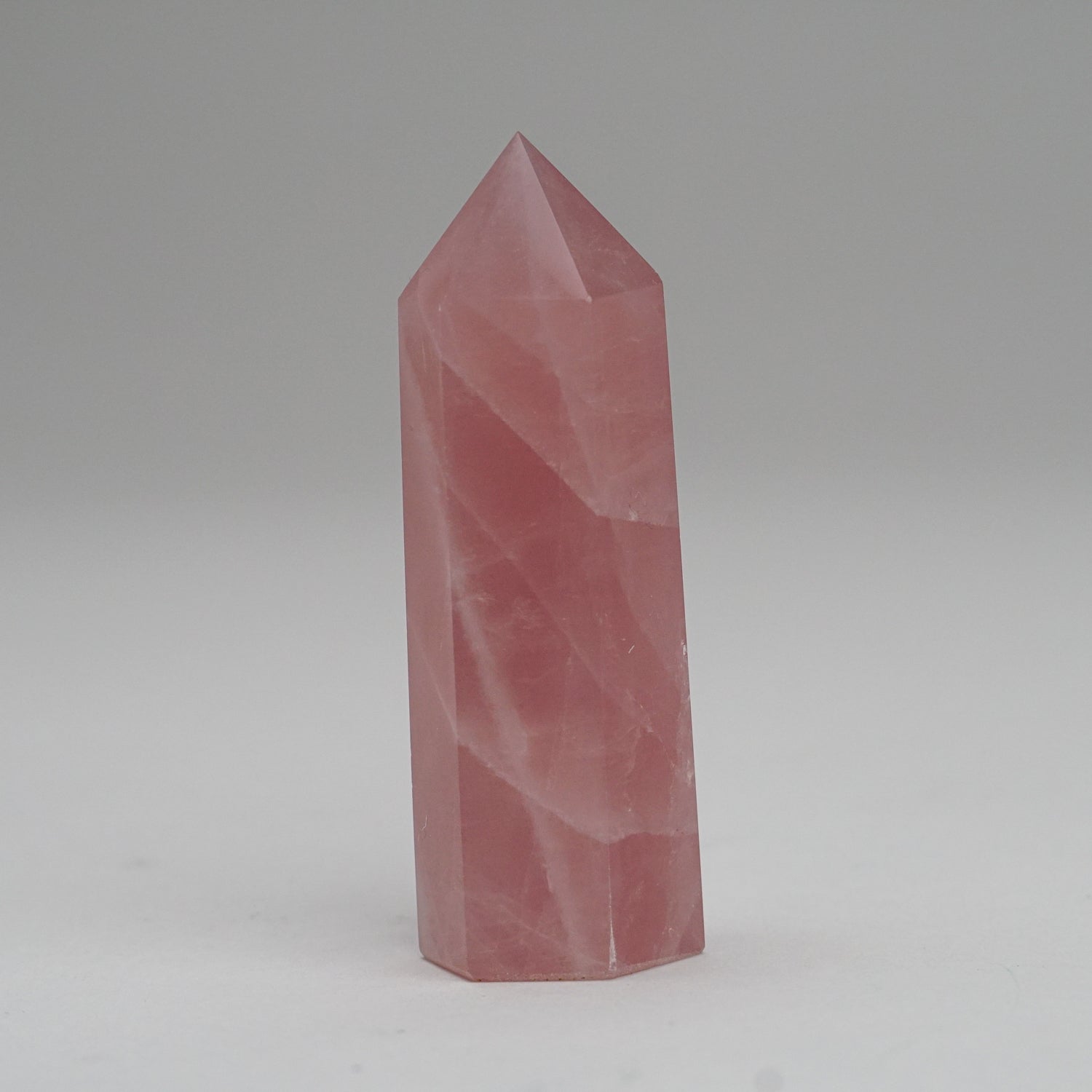 Rose Quartz Polished Point from Brazil (56.5 grams)