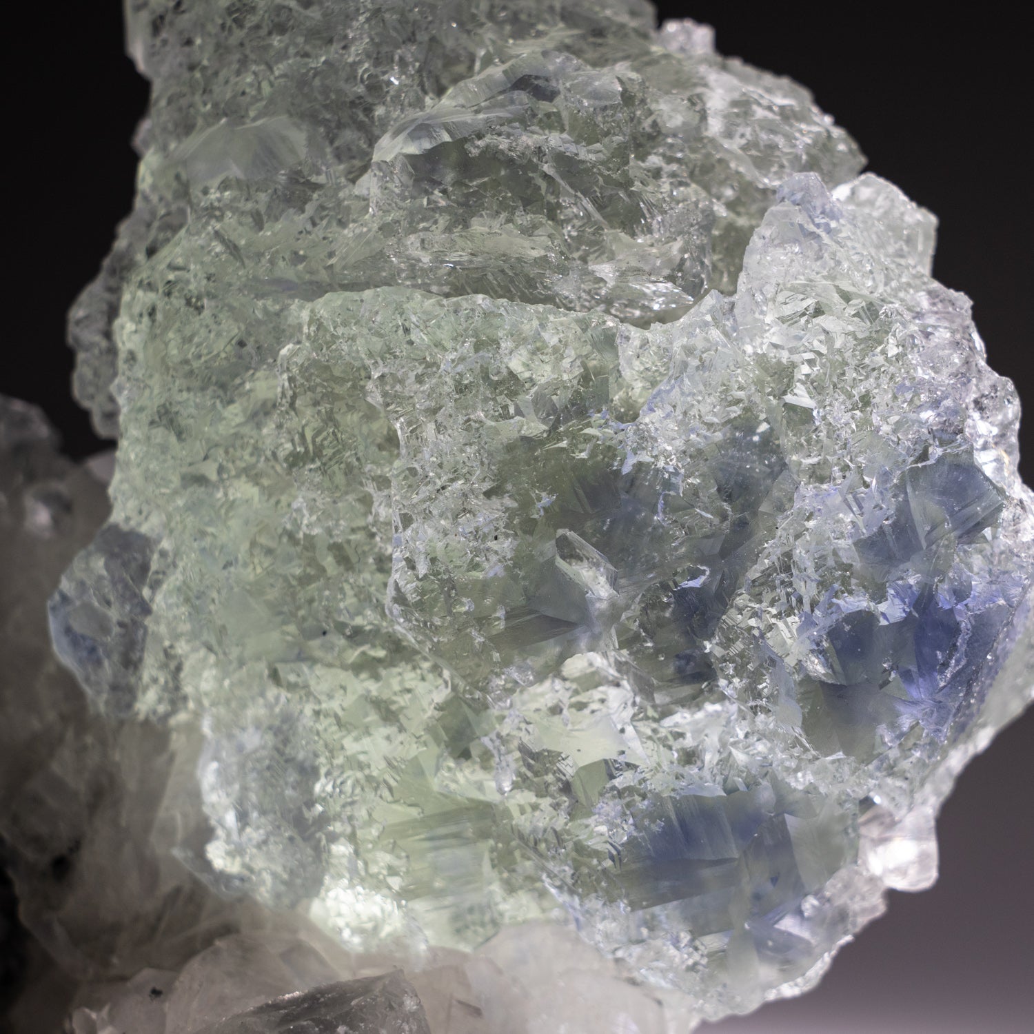 Blue Green Fluorite from Yaogangxian Mine, Nanling Mountains, Hunan Province, China