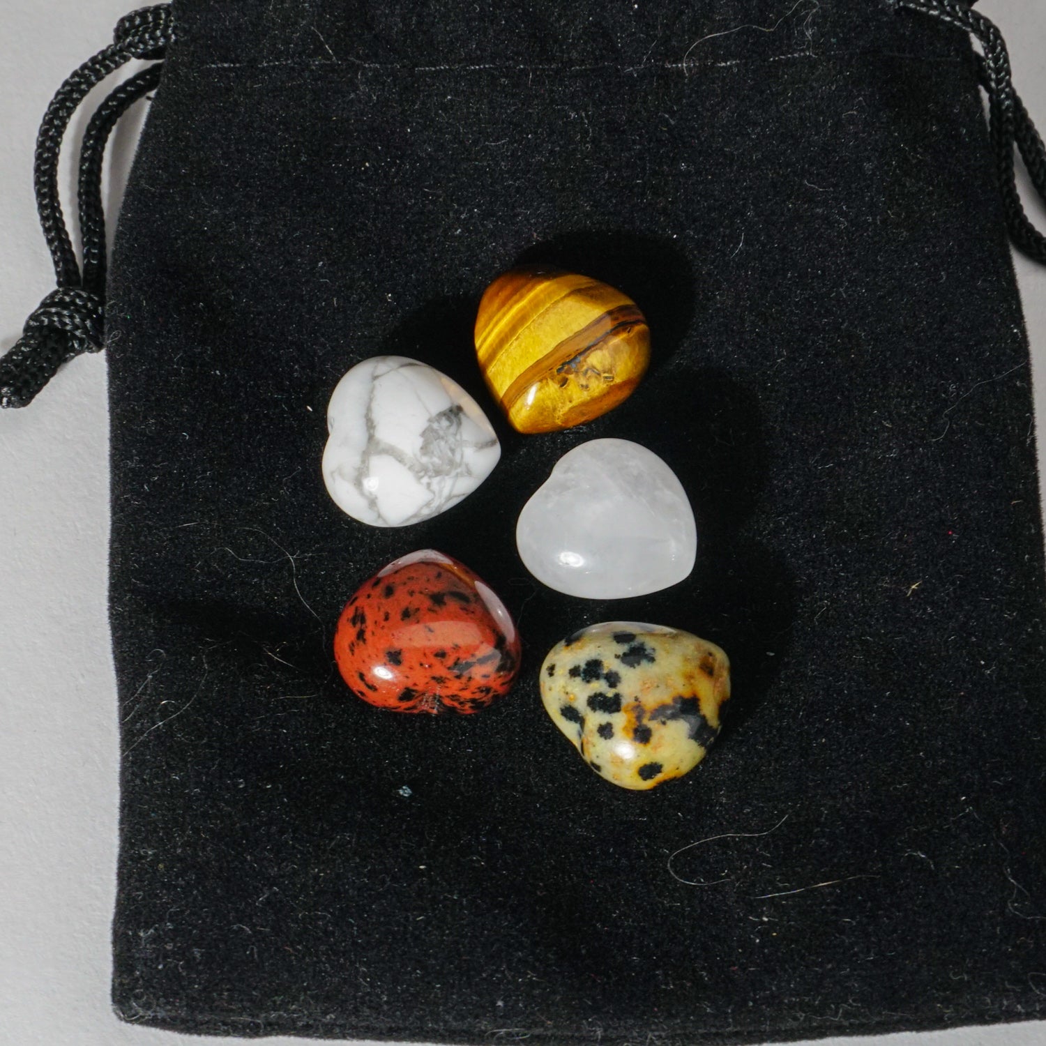 5-Stone Cleansing Pouch (Heart)