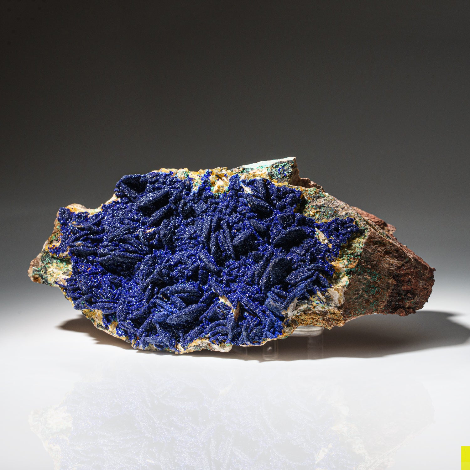 Azurite from Ahouli Mines, Aouli, Zeida-Aouli-Mibladen belt, Midelt Province, Morocco