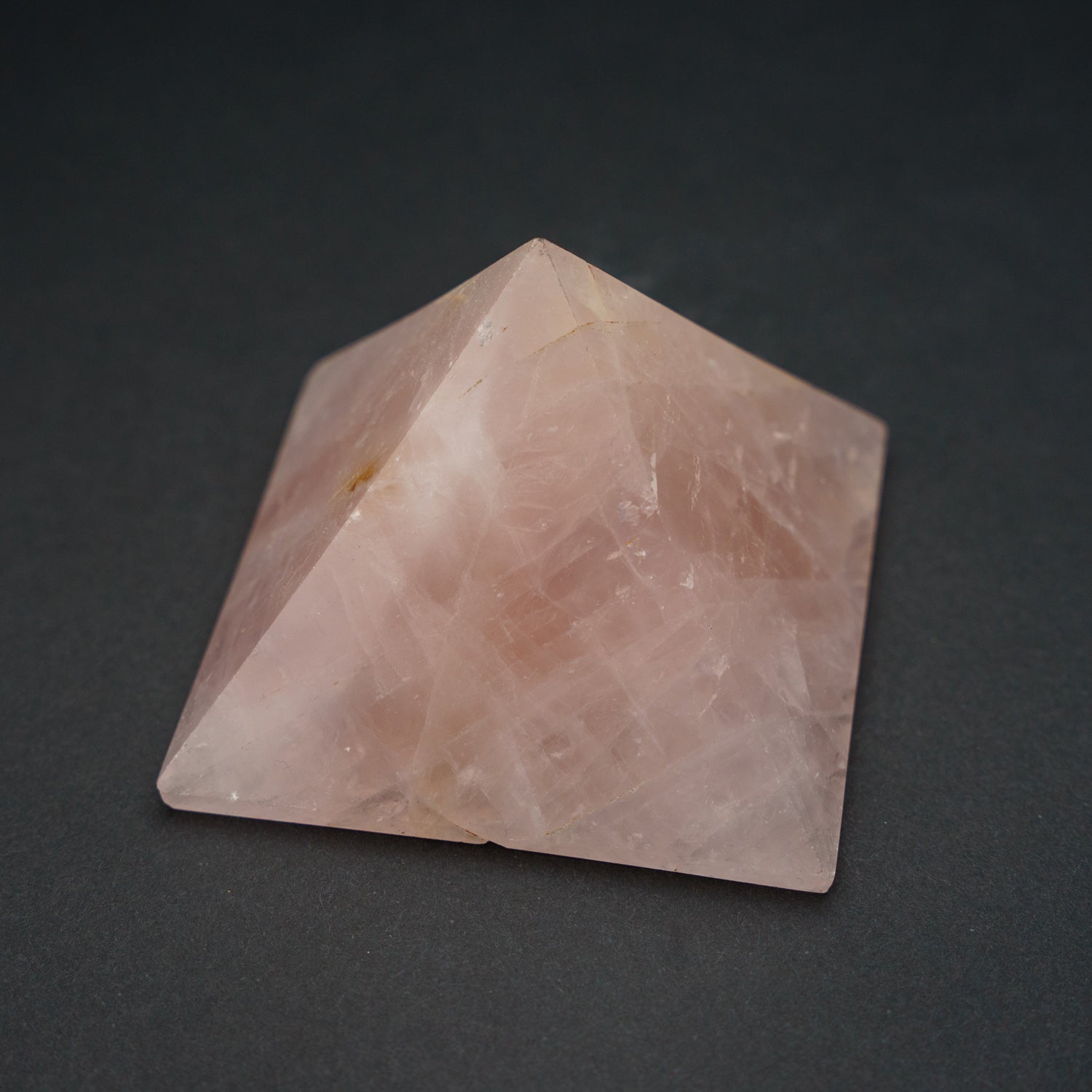 Rose Quartz Gemstone Pyramid (1.15 lbs)