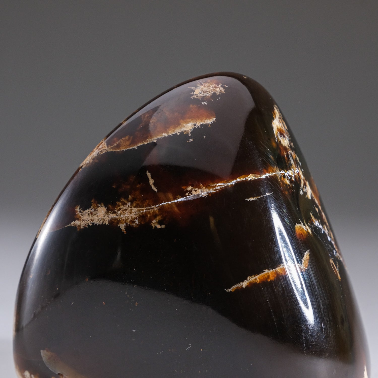 Polished Amber Freeform from Indonesia (238.6 grams)