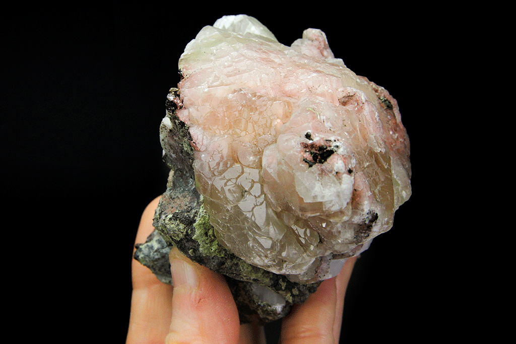 Copper included Calcite From Quincy Mine, Hancock, Keweenaw Peninsula Copper District, Houghton County, Michigan - Astro Gallery