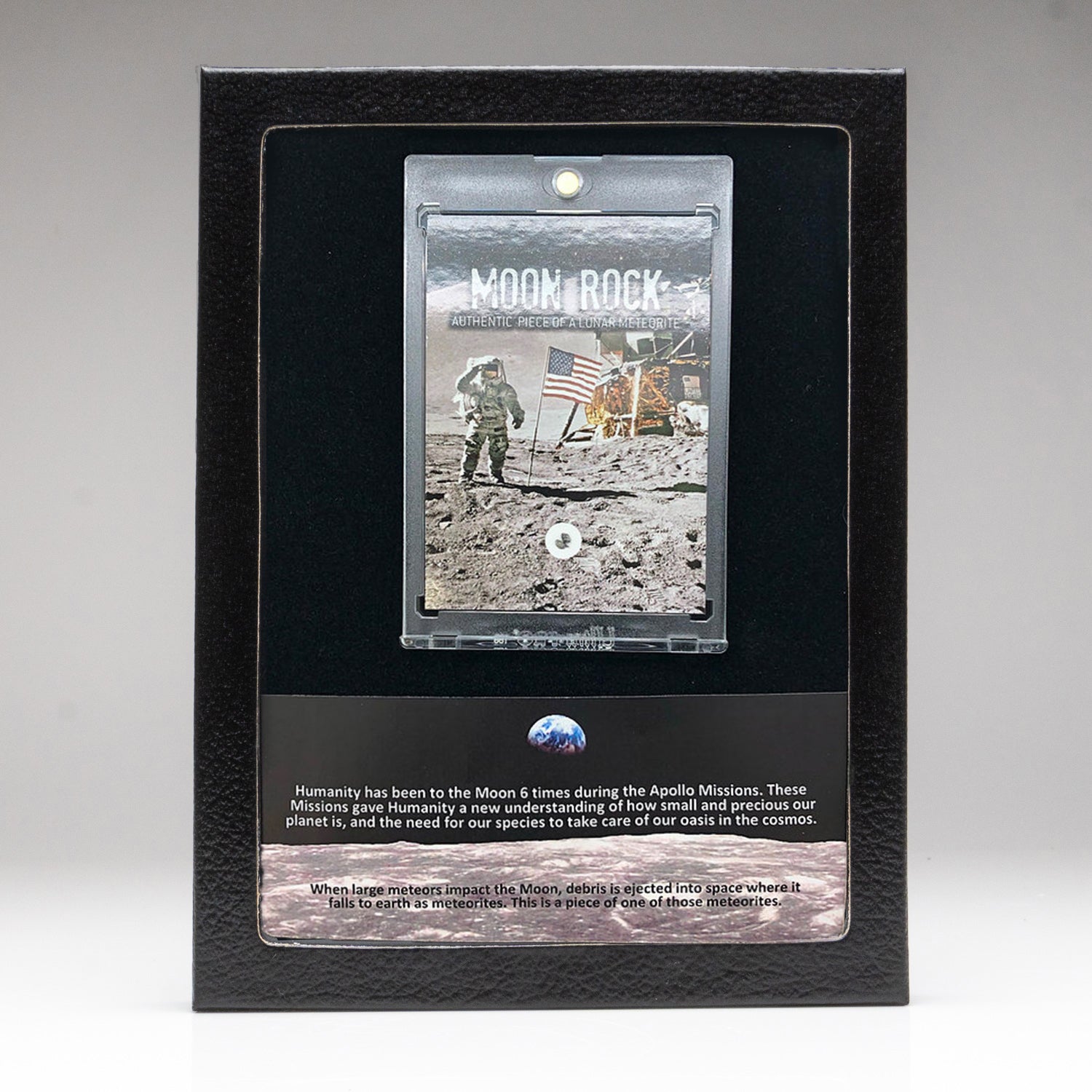 Genuine Mars Rock Lunar Meteorite in Display Box (MR1)