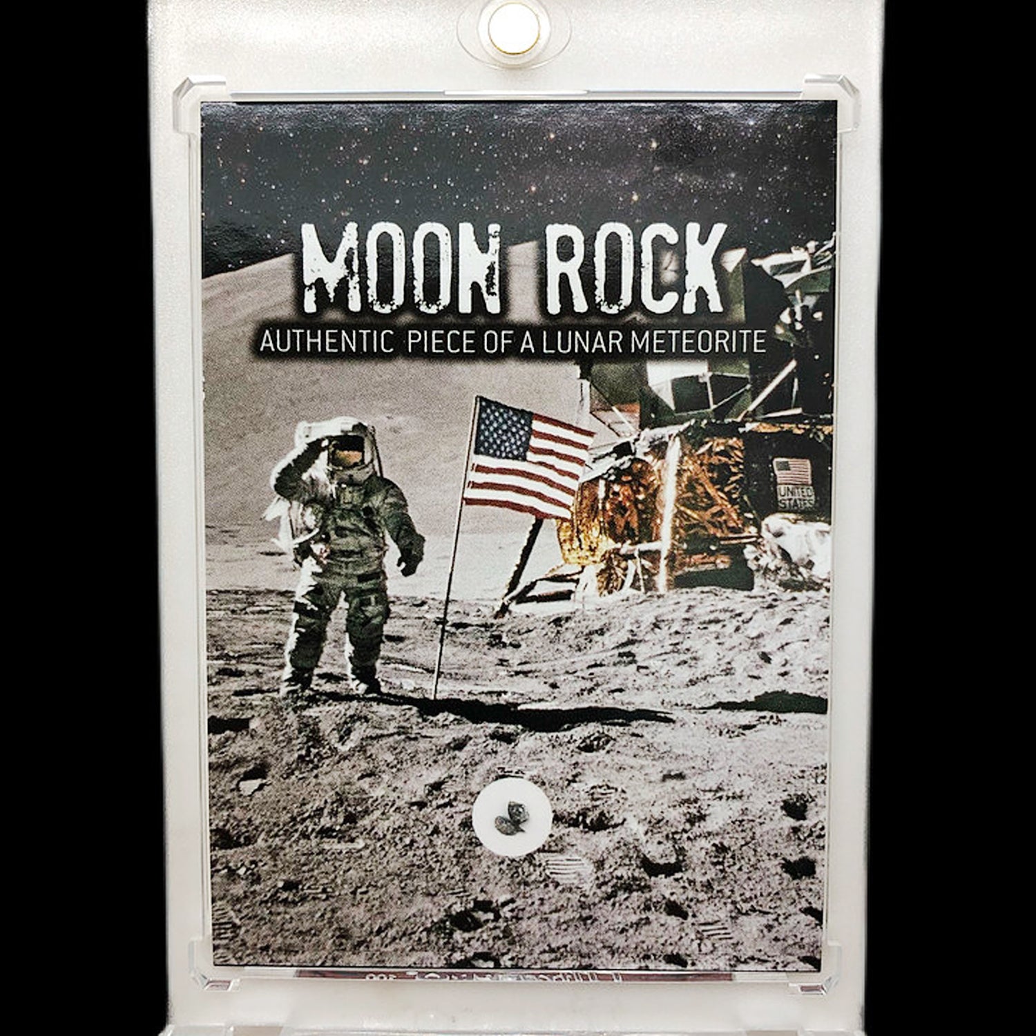 Genuine Mars Rock Lunar Meteorite in Display Box (MR1)