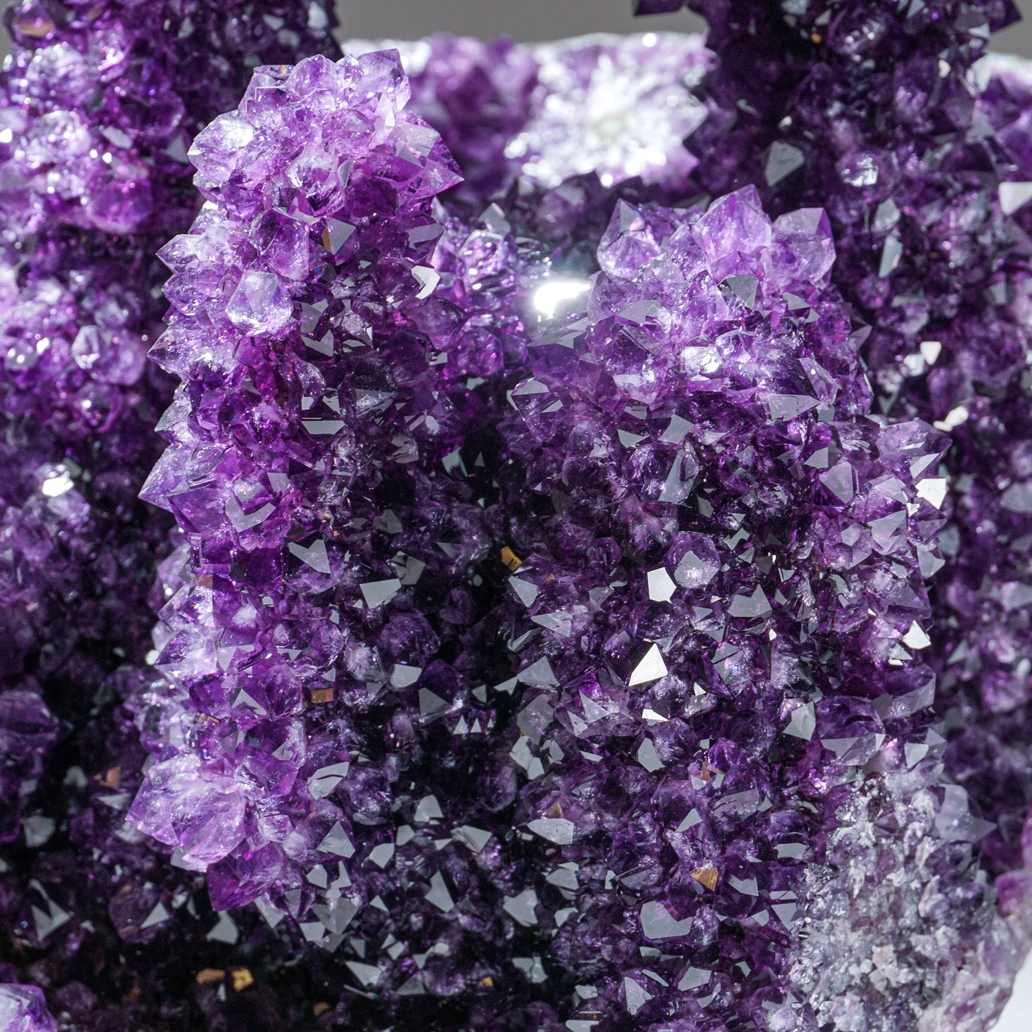 Amethyst Stalactite Crystal from Southern Paraná Basalt Basin, Artigas, Uruguay