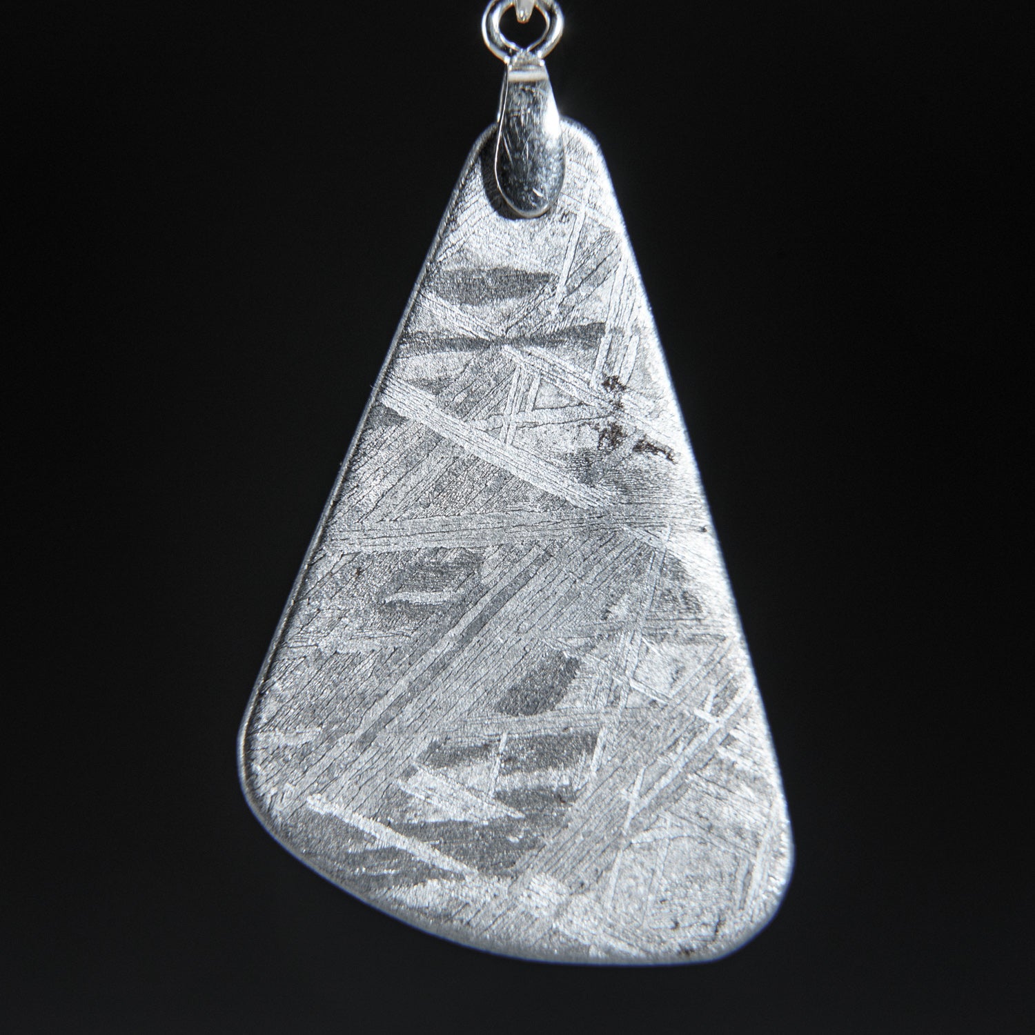 Polished Seymchan Meteorite pendant (7.1 grams) with 18" Sterling Silver Chain