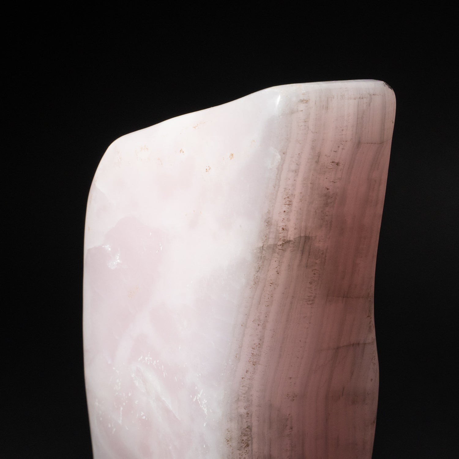 Polished Pink Mangano Calcite from Pakistan (9.2 lbs)
