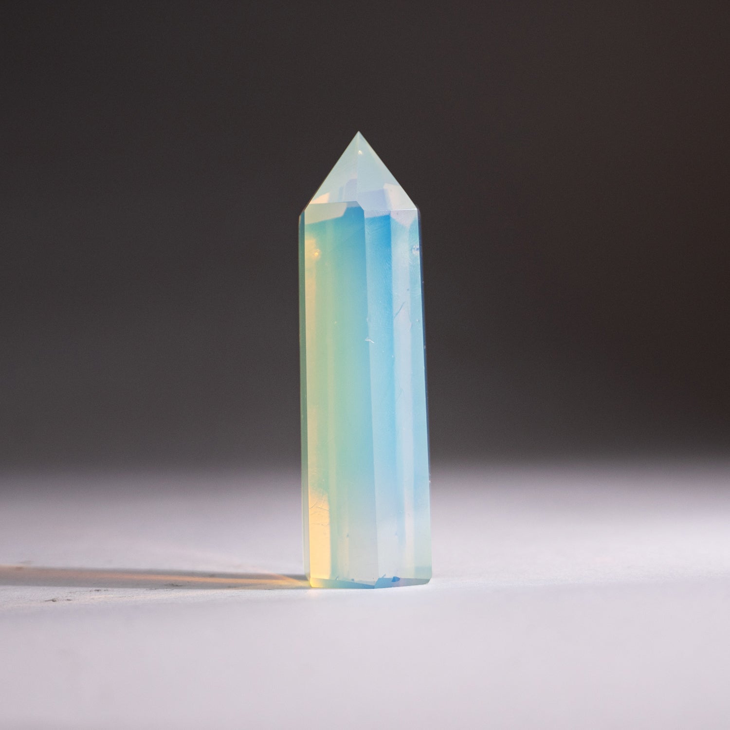 Genuine Polished Opalite Crystal Point (98.8 grams)