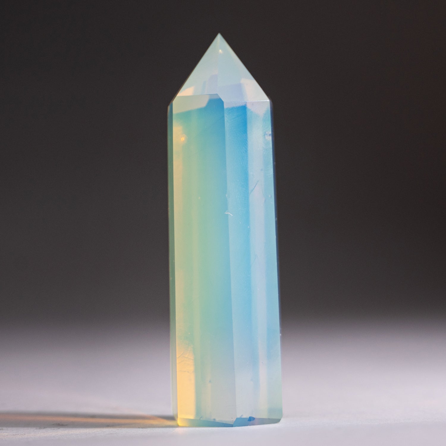 Genuine Polished Opalite Crystal Point (98.8 grams)