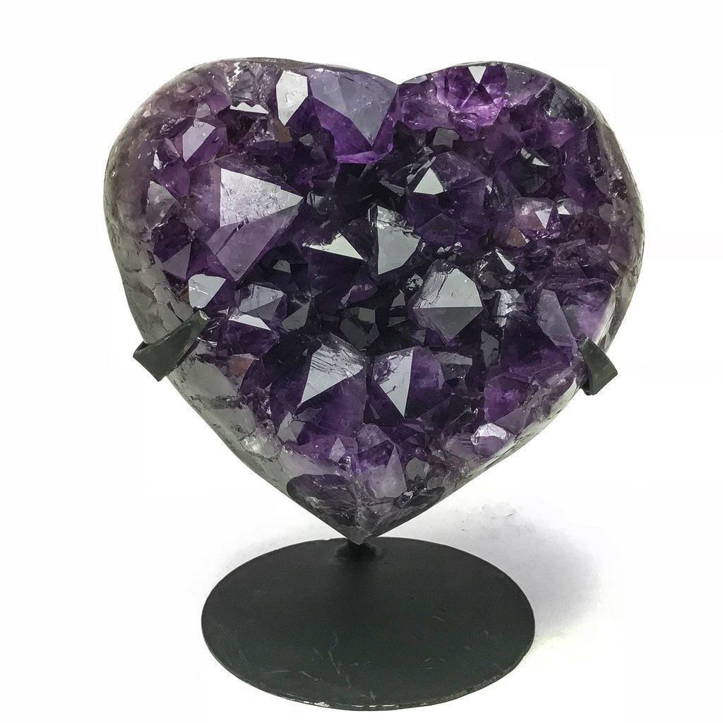 Valentines Day, Amethyst Heart, Hearts, Unique Gift Ideas, Astro Gallery of Gems, AstroGallery.com, minerals, fossils, gifts, gems, 