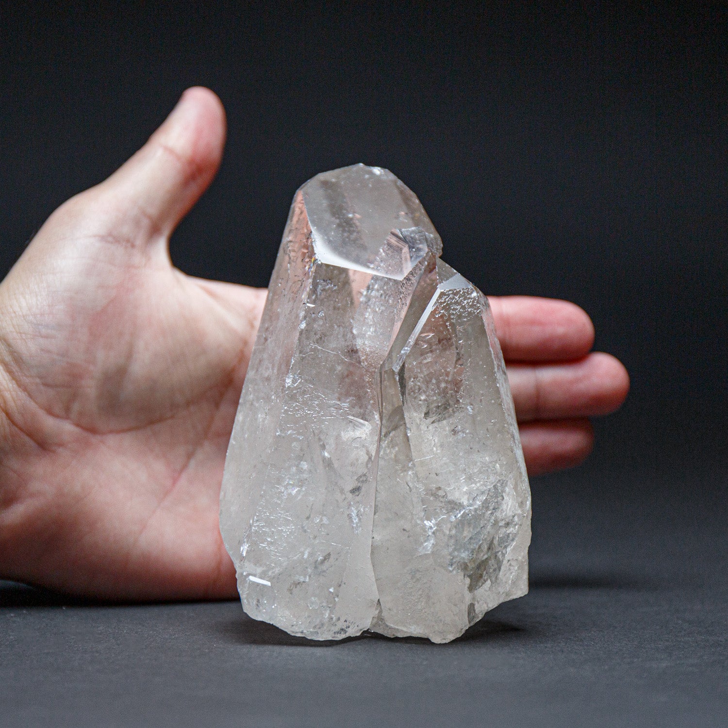 Genuine Clear Quartz Crystal from Brazil (1.7 lbs)
