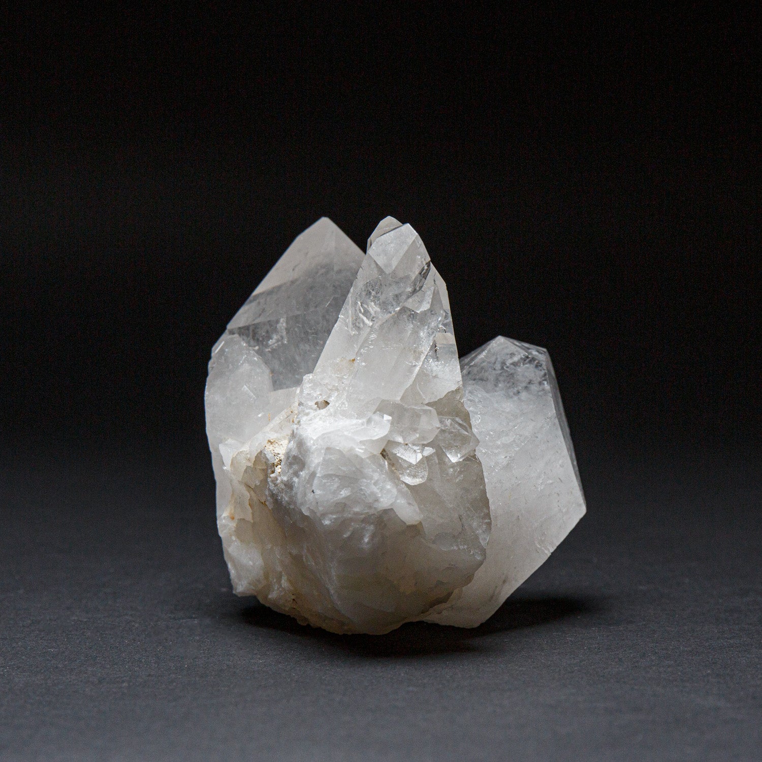 Genuine Clear Quartz Crystal Cluster Point from Brazil (1.9 lbs)