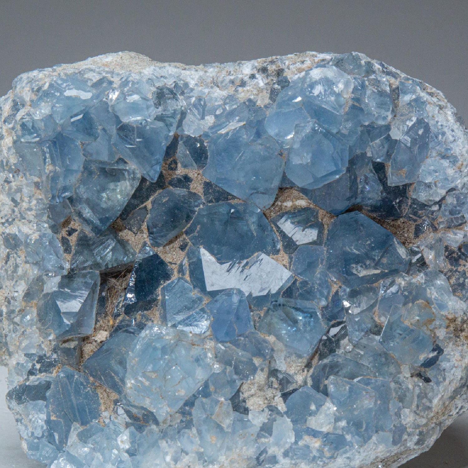 Blue Celestite Cluster From Sankoany, Ketsepy Mahajanga, Madagascar (3.3 lbs)