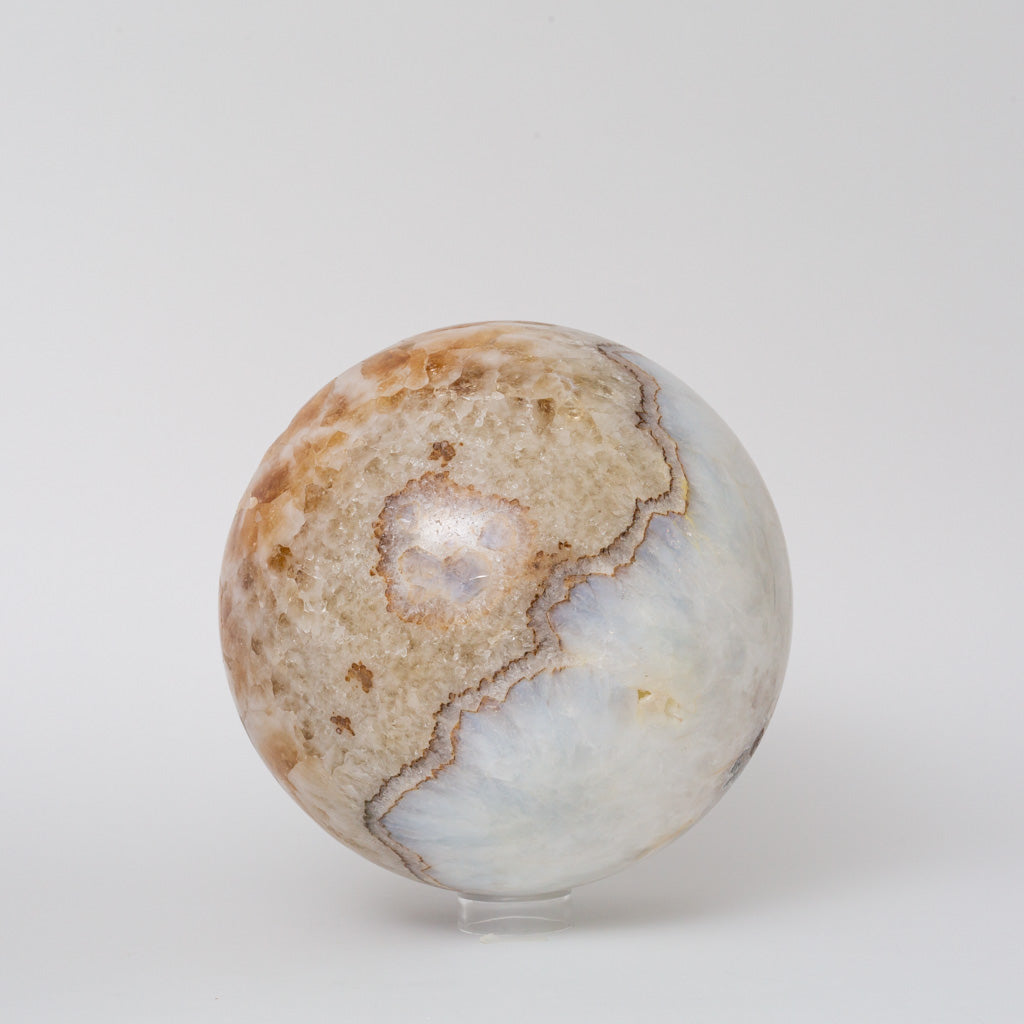 Genuine Citrine Geode Sphere from Brazil (30 lbs)