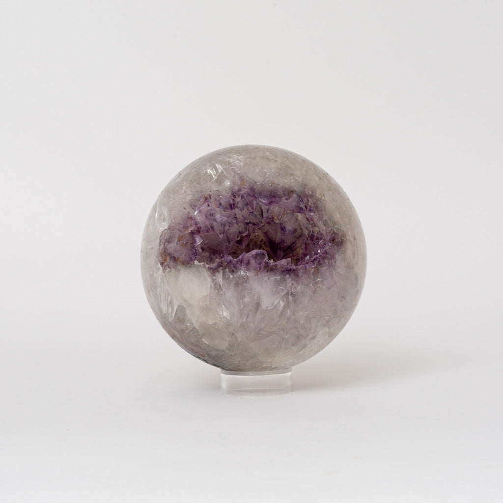 Genuine Amethyst Geode Sphere from Brazil (7.7 lbs)