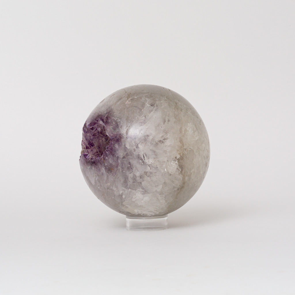 Genuine Amethyst Geode Sphere from Brazil (7.7 lbs)