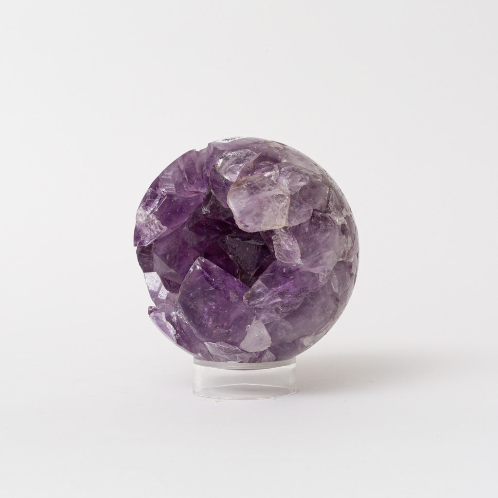 Genuine Amethyst Geode Sphere from Brazil (2.2 lbs)