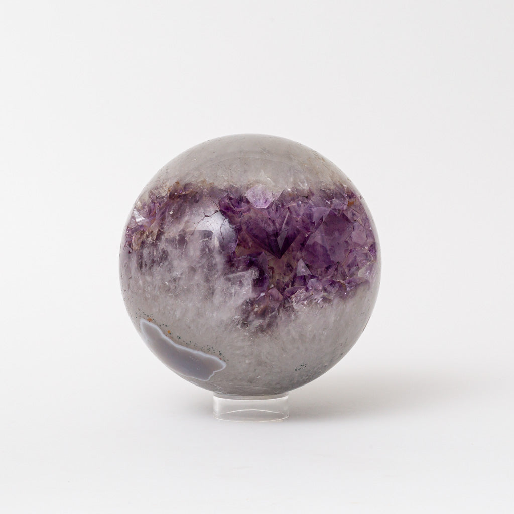 Genuine Amethyst Geode Sphere from Brazil (10 lbs)