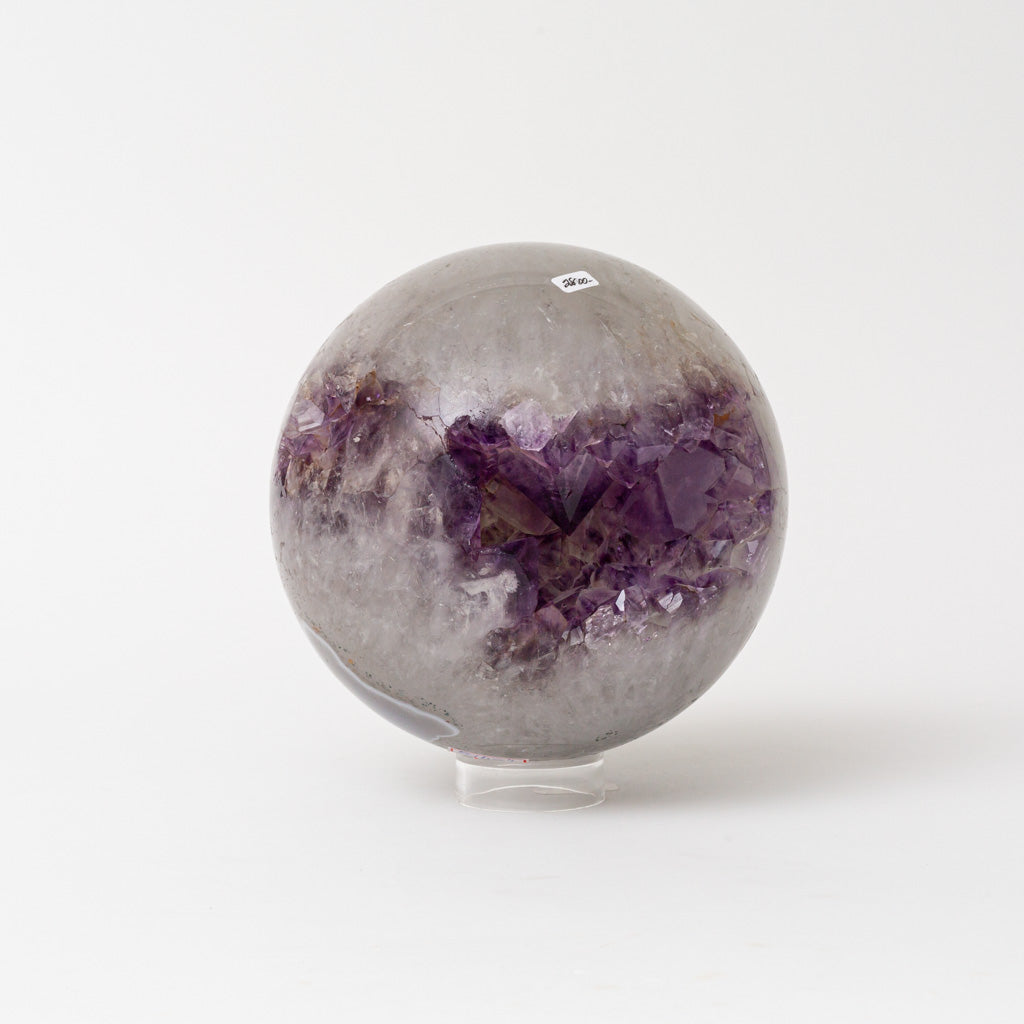 Genuine Amethyst Geode Sphere from Brazil (10 lbs)