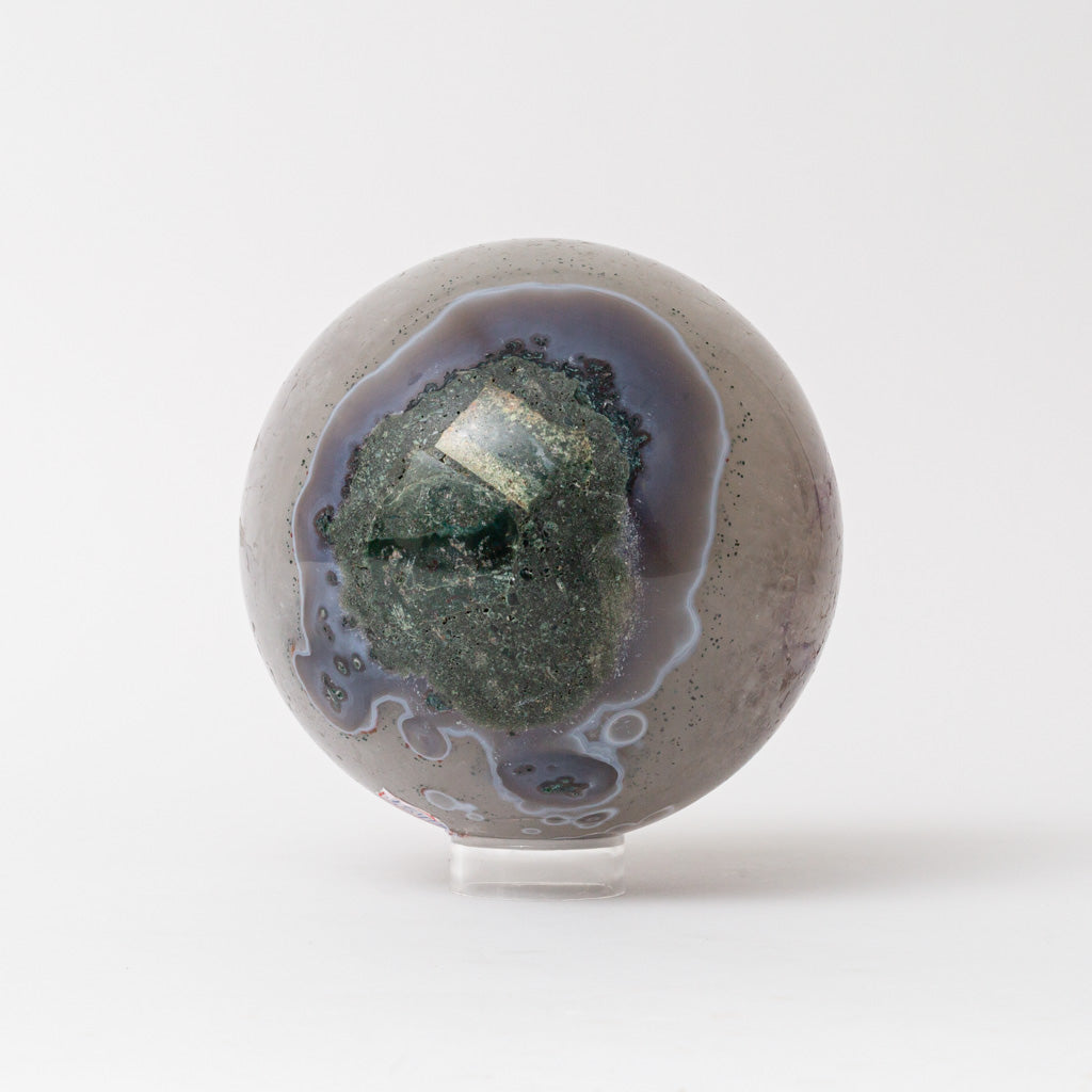 Genuine Amethyst Geode Sphere from Brazil (10 lbs)