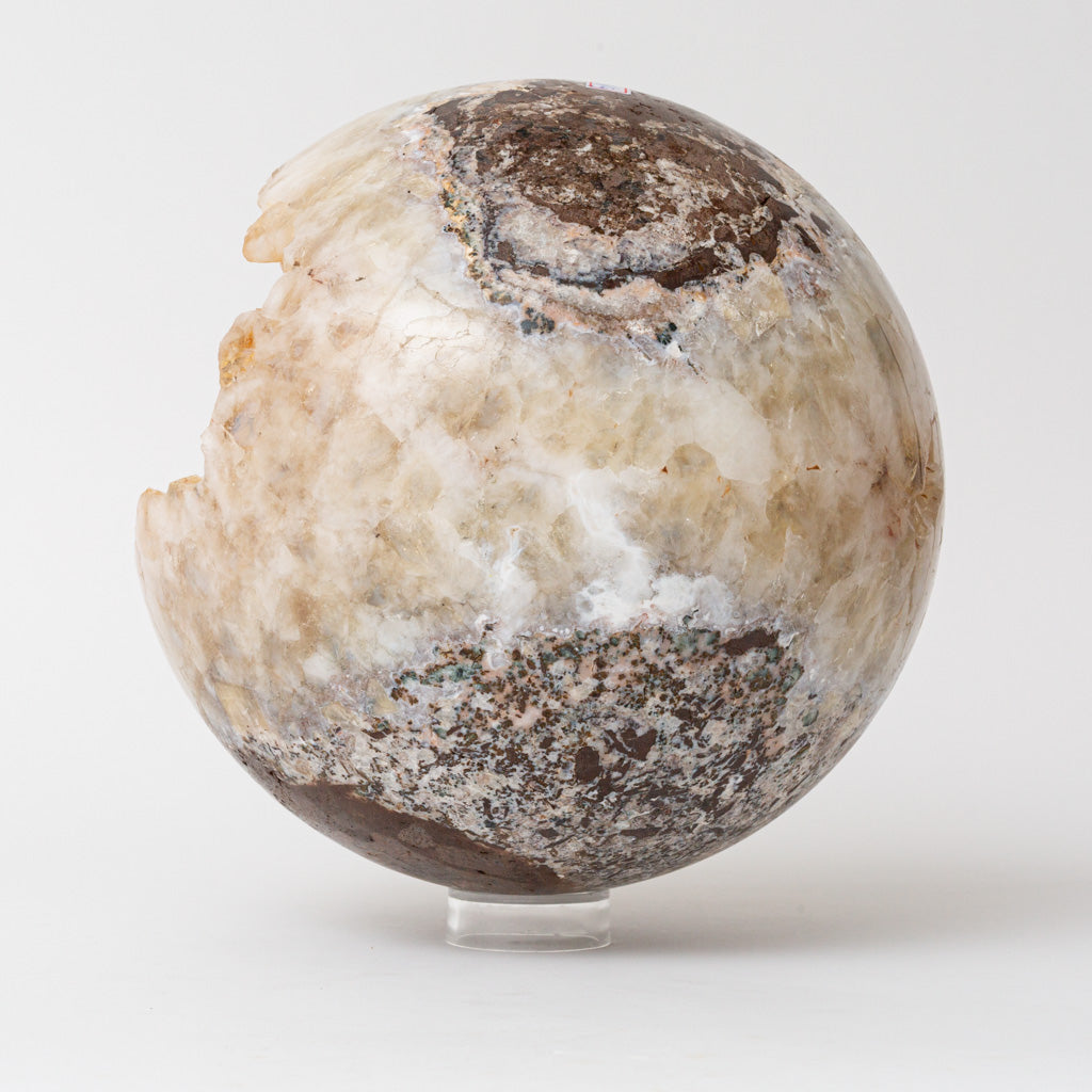 Genuine Citrine Geode Sphere from Brazil (25 lbs)