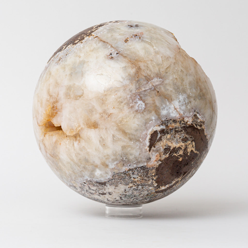 Genuine Citrine Geode Sphere from Brazil (25 lbs)