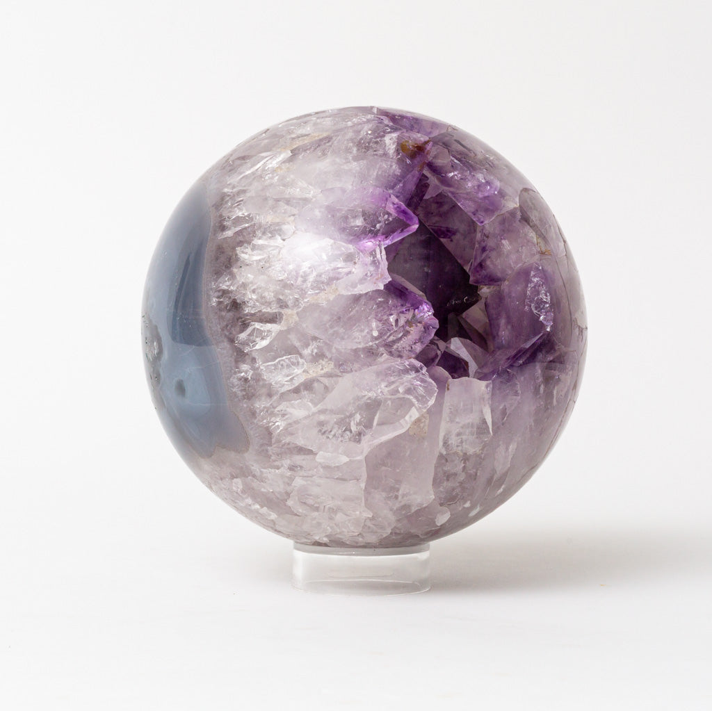 Genuine Amethyst Geode Sphere from Brazil (8.3 lbs)