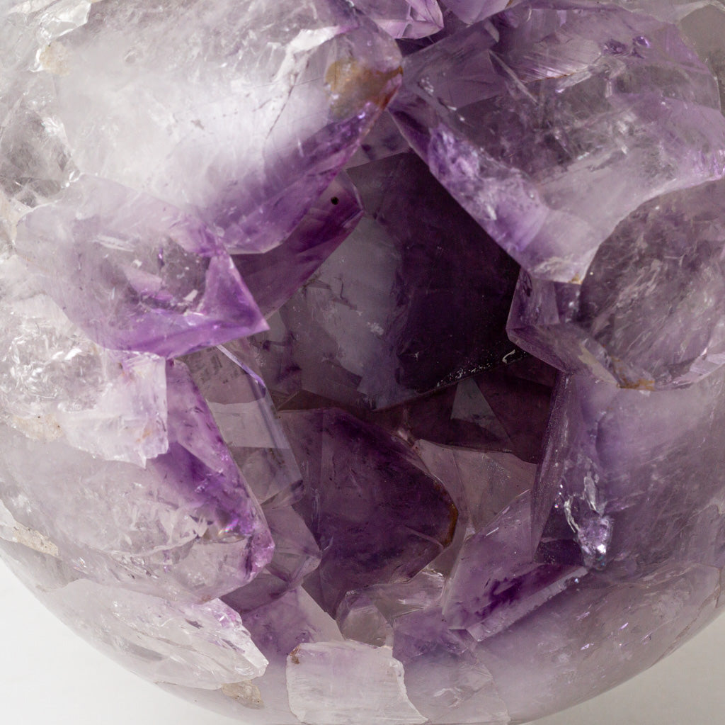 Genuine Amethyst Geode Sphere from Brazil (8.3 lbs)