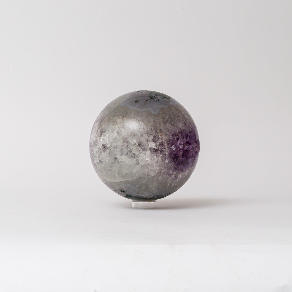 Genuine Amethyst Geode Sphere from Brazil (8 lbs)