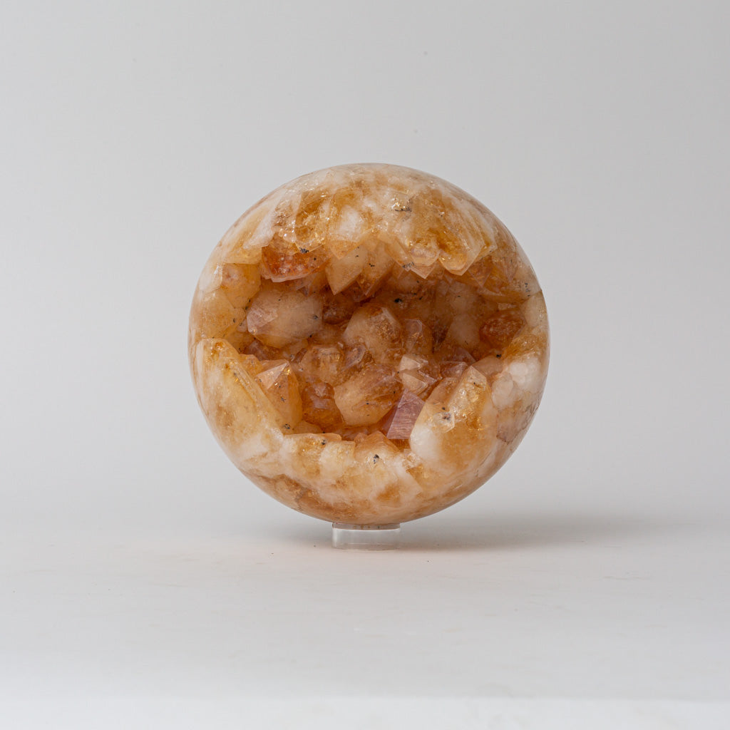 Genuine Citrine Geode Sphere from Brazil (11.5 lbs)