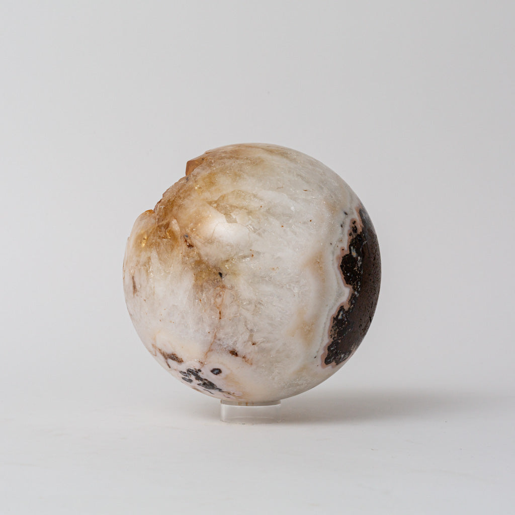 Genuine Citrine Geode Sphere from Brazil (7 lbs)