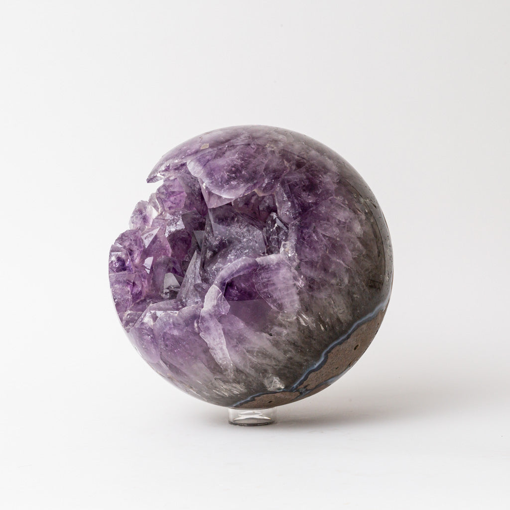 Genuine Massive Amethyst Geode Sphere from Brazil (44.5 lbs)