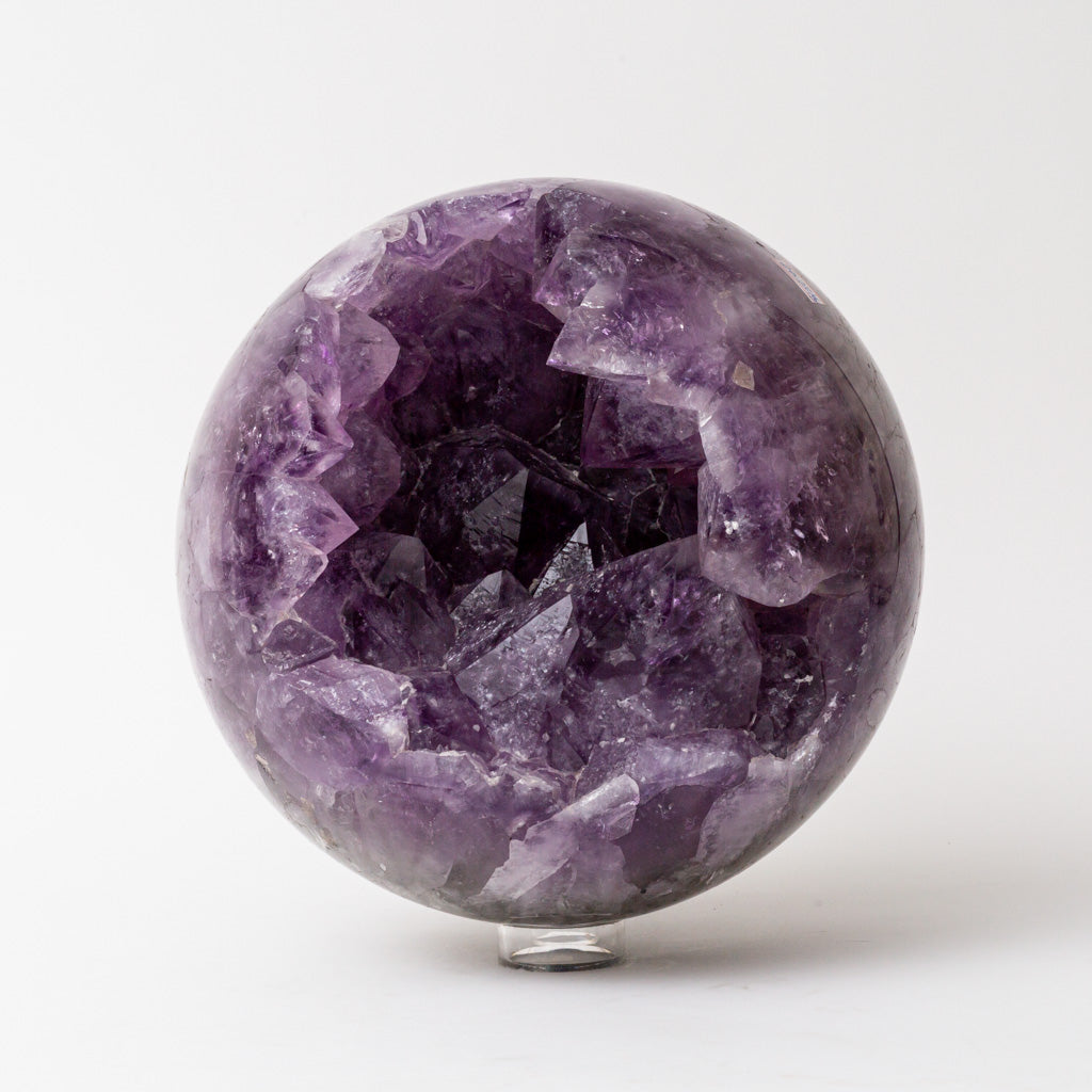 Genuine Massive Amethyst Geode Sphere from Brazil (44.5 lbs)