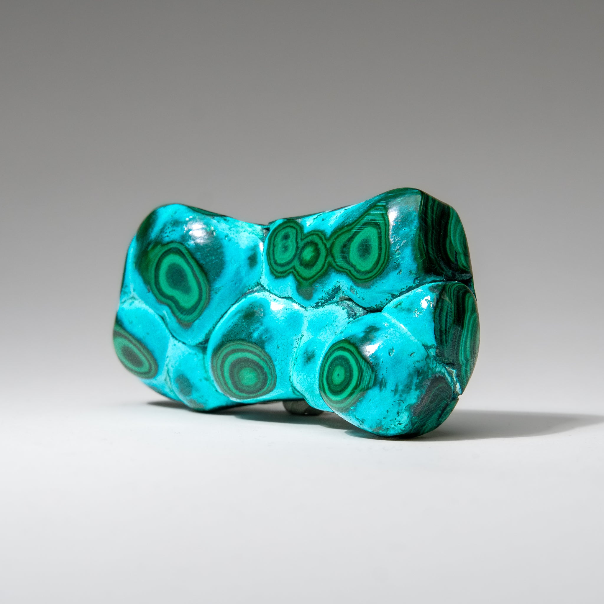 Chrysocolla with Malachite Polished Stone from Democratic Republic of the Congo