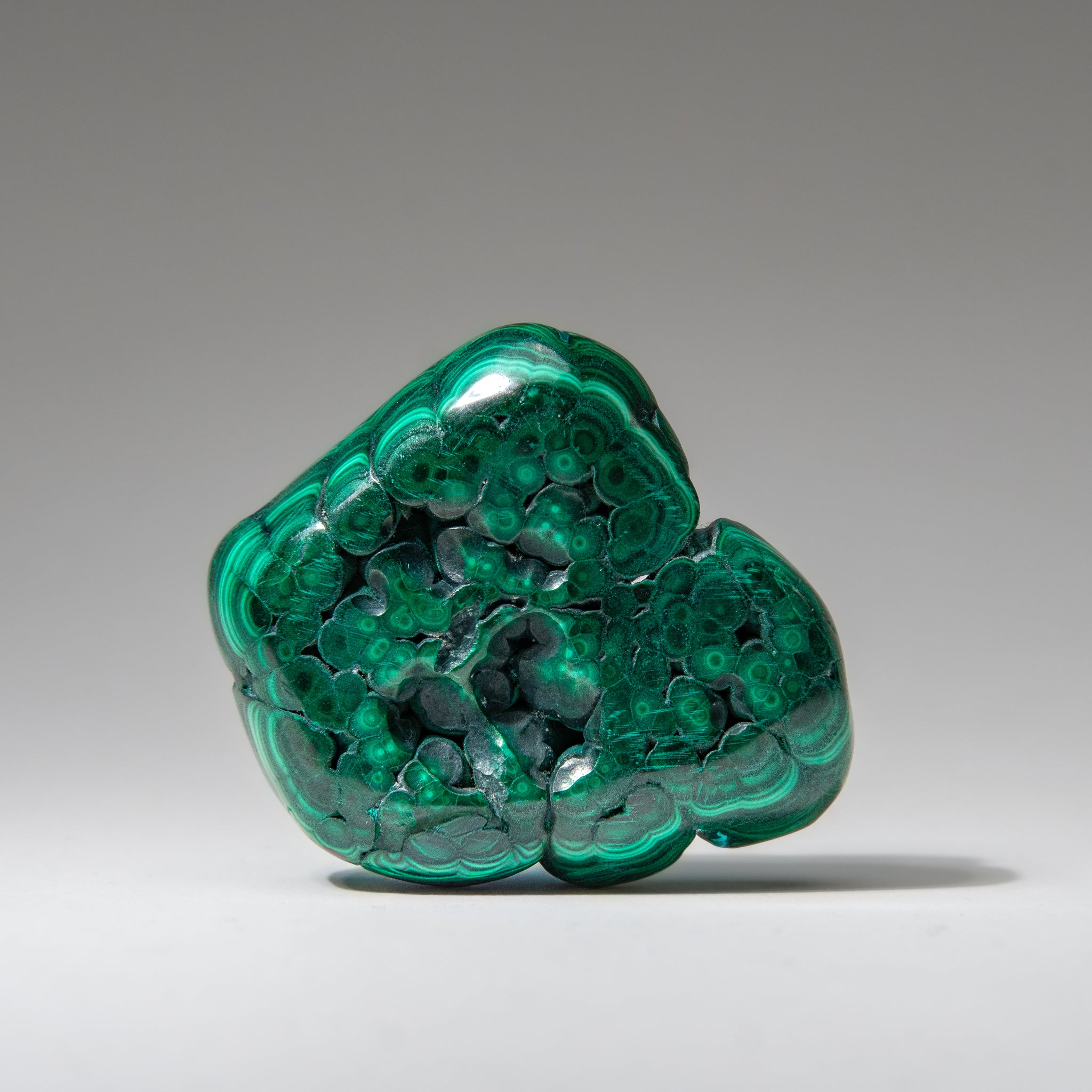 Chrysocolla with Malachite Polished Stone from Democratic Republic of the Congo