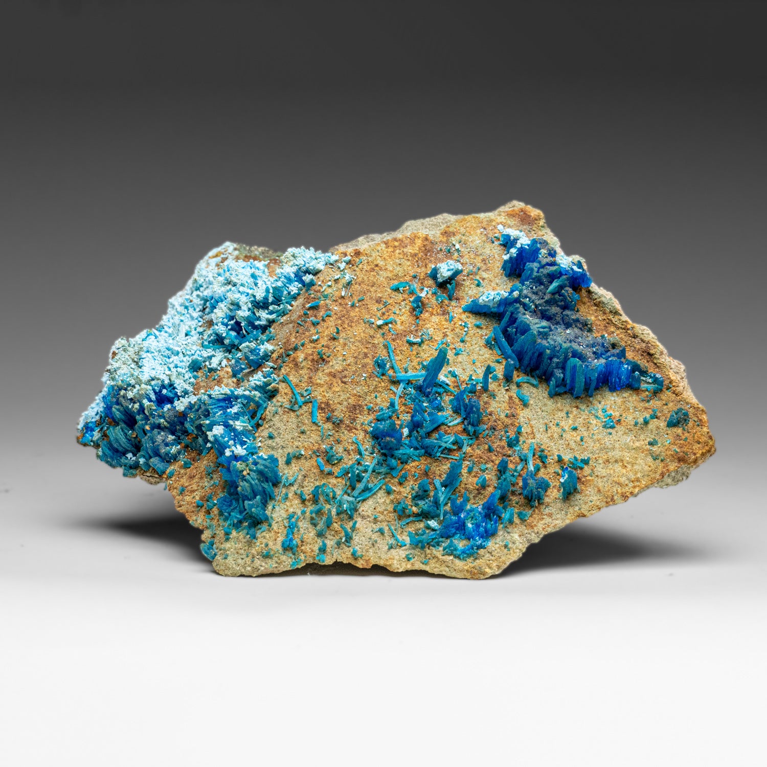 Chalcanthite Crystal on Matrix from Mining District, Santa Cruz County, Arizona, USA