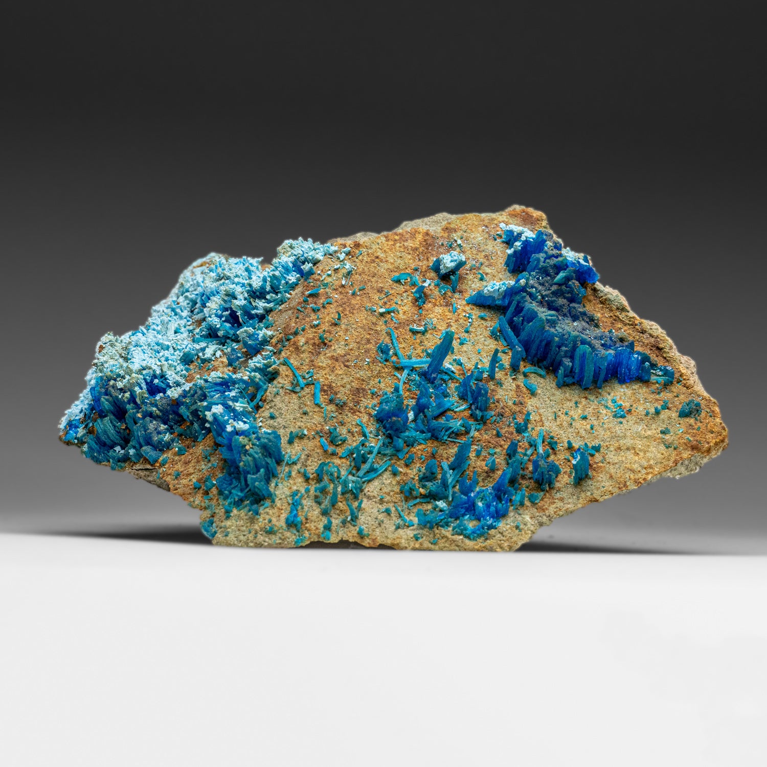 Chalcanthite Crystal on Matrix from Mining District, Santa Cruz County, Arizona, USA