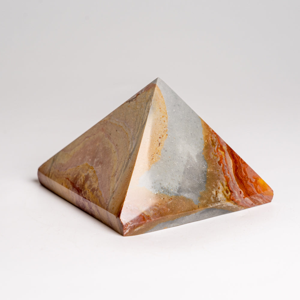 Polished Polychrome Pyramid from Madagascar (1.1 lbs)