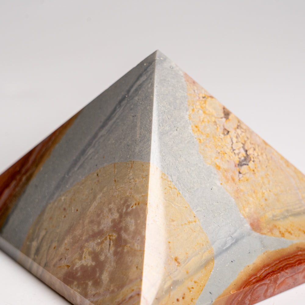 Polished Polychrome Pyramid from Madagascar (1.1 lbs)