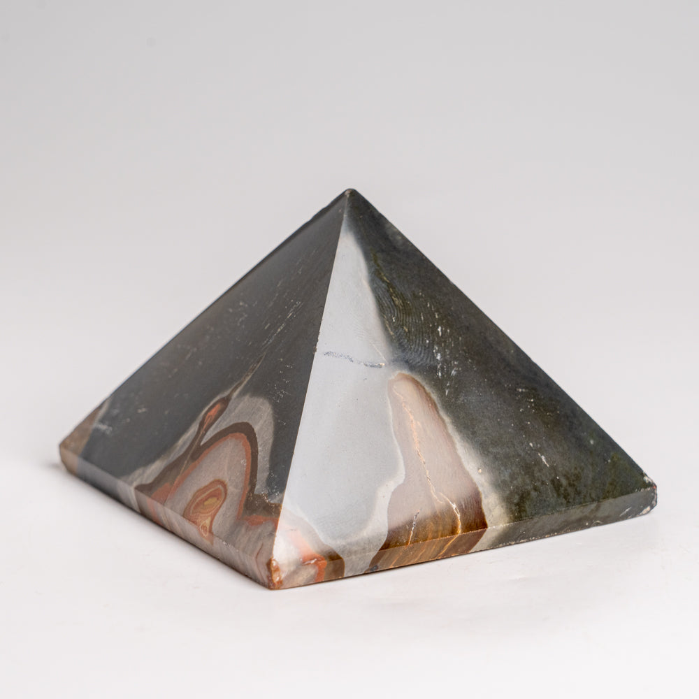 Polished Polychrome Pyramid from Madagascar (1 lbs)